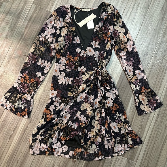 lovestitch | Dresses | Nwt Lovestitch Wrap Tie Dress Womens S | Poshmark